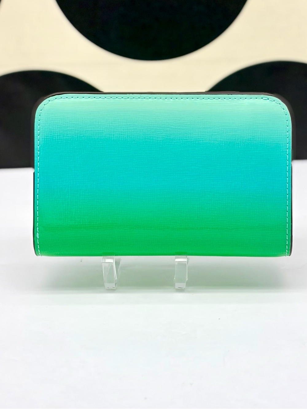 Kate Spade Morgan Ombré Compact Wallet in Mint Liqueur Multi NWT - Picture 12 of 13